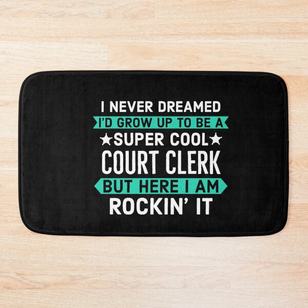 Item preview, Super Cool Court Clerk designed and sold by AwesomeWorld1.