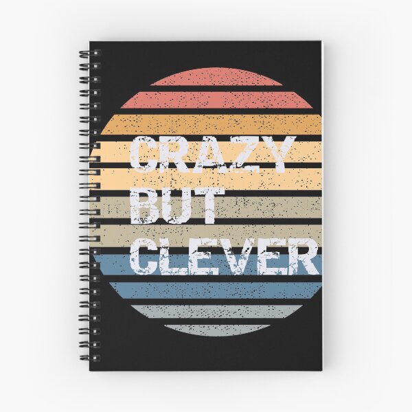 Item preview, Crazy but clever!. Text based design designed and sold by bernd49.