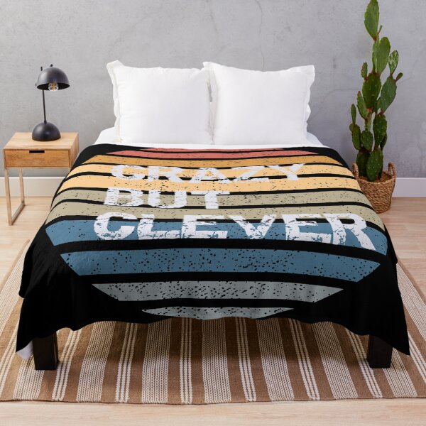 Item preview, Crazy but clever!. Text based design designed and sold by bernd49.
