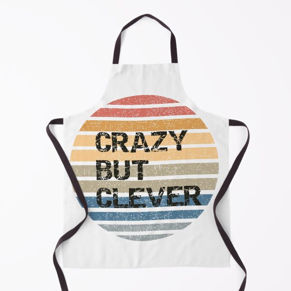 Item preview, Crazy but clever!. Text based design designed and sold by bernd49.