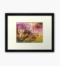 Trail Walk Hidden View Framed Print