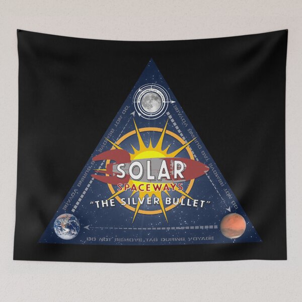 Item preview, Solar Spaceways luggage tag designed and sold by Aethervision.