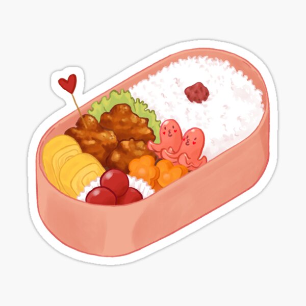 Cute Bento Box Sticker for Sale by chaoscorgi