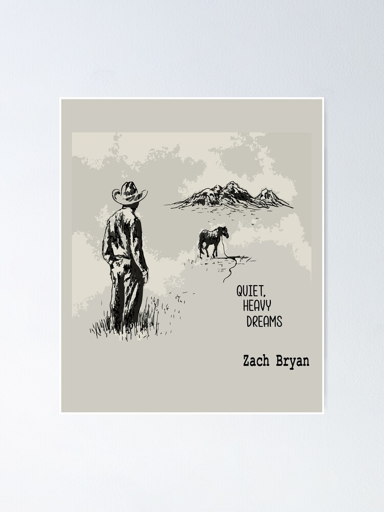"zach bryan" Poster by ZORO33 | Redbubble