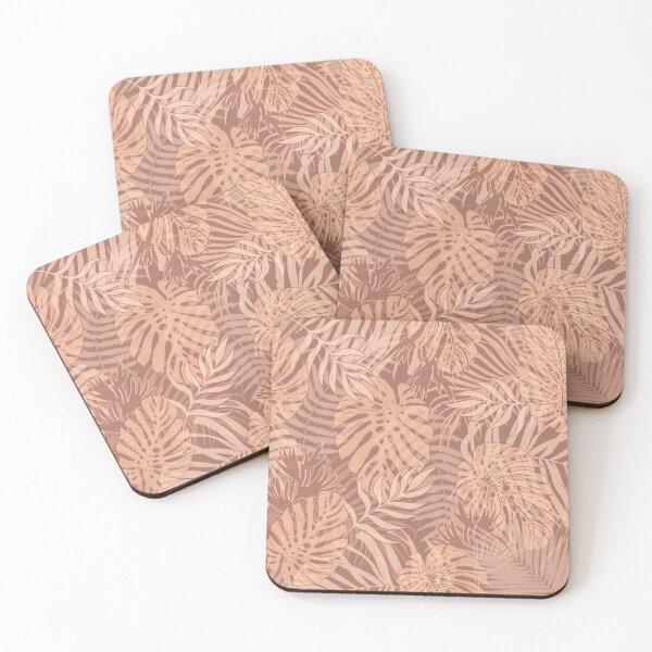 Item preview, Subdued tropic translucent subtle leaves tinted in sepia caramel beige seamless pattern. Wild herbs. Wild life. designed and sold by Yulia Chepurova.