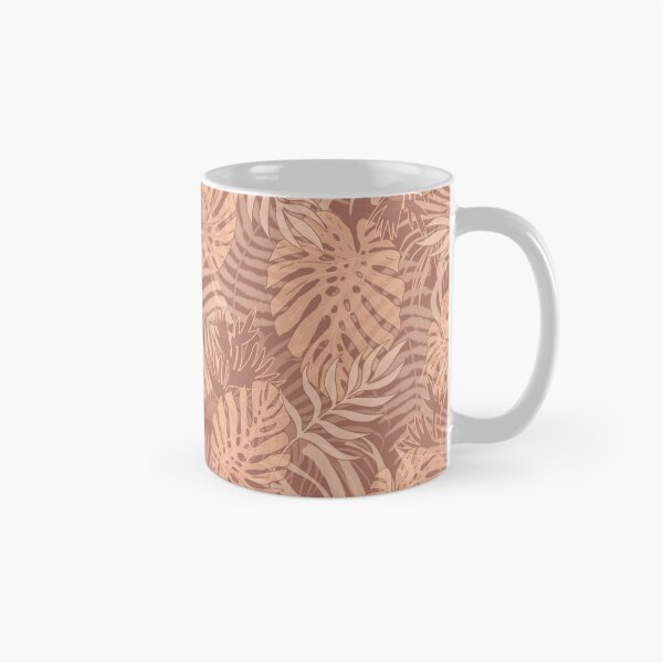 Item preview, Subdued tropic translucent subtle leaves tinted in sepia caramel beige seamless pattern. Wild herbs. Wild life. designed and sold by Yulia Chepurova.