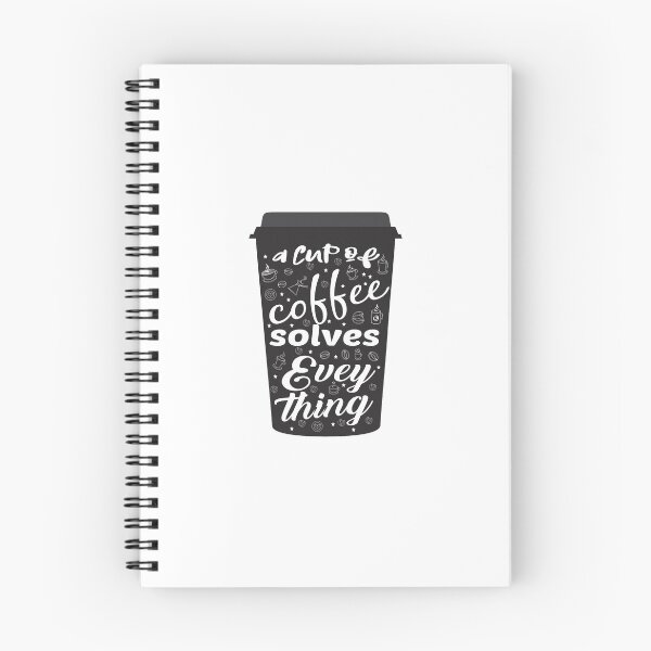 Item preview, A Cup Of Coffee Solves Everything designed and sold by Marstore.