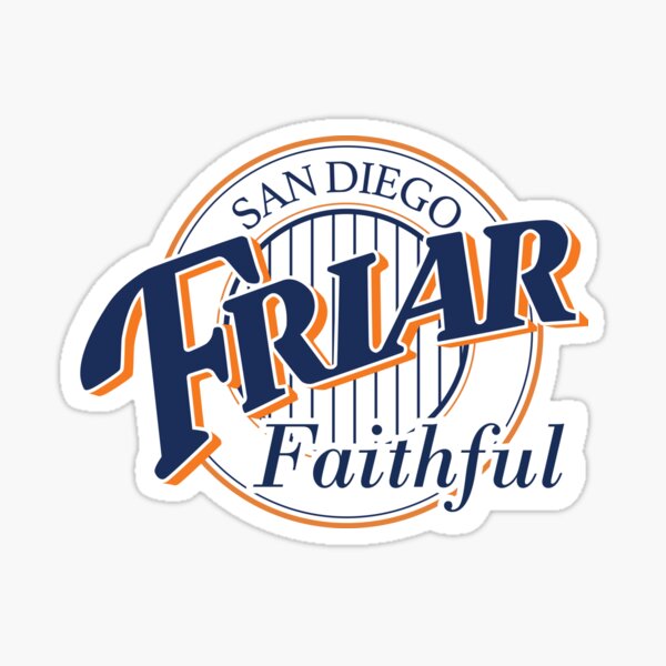 San Diego Padres: 2023 Friar City Connect Logo Minis - Officially Licensed  MLB Removable Adhesive Decal