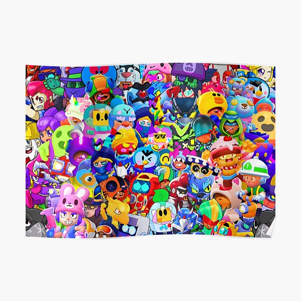 Brawl Stars All Brawlers Poster