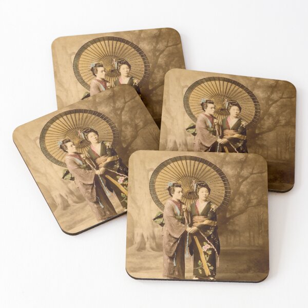 Item preview, Japanese Women Holding Parasol - 1877 designed and sold by warishellstore.