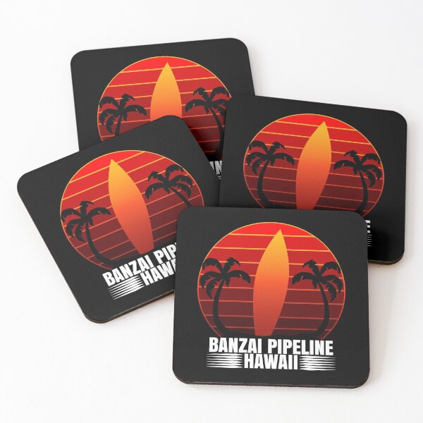 Item preview, Banzai Pipeline Hawaii Surfing Vacation Longboard Sunset designed and sold by CharJens.