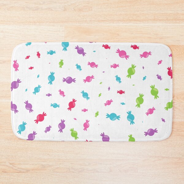Item preview, colored candies, candy pattern, pink candies, blue candies designed and sold by angelescar.