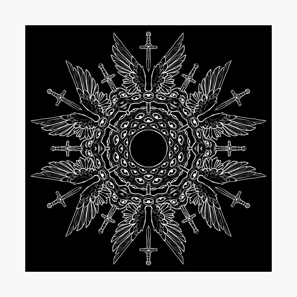 Ophanim I Poster By Dt75 Redbubble