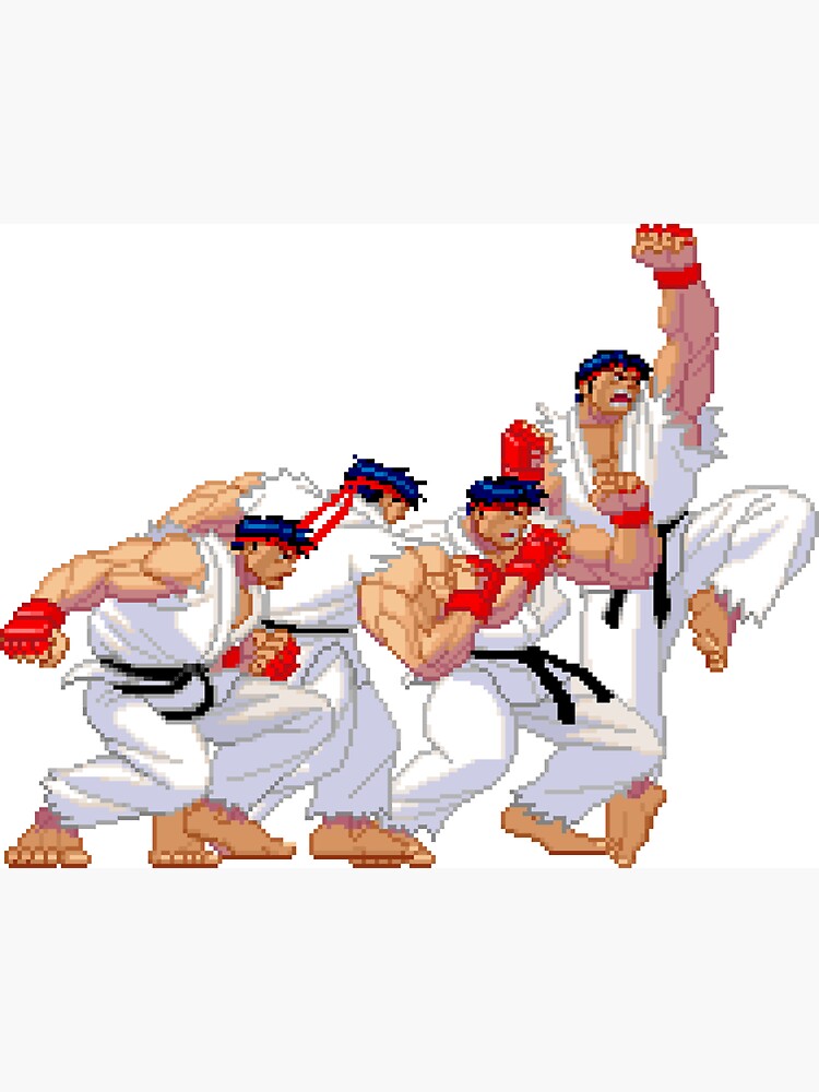 Ryu Fighting Stance SF3 Magnet for Sale by ropified