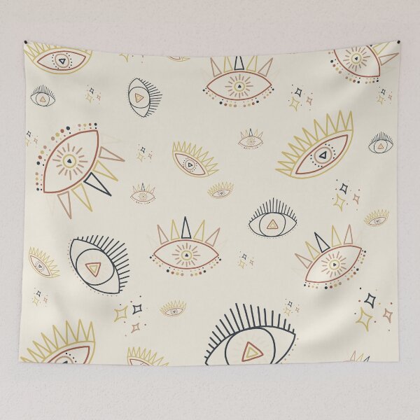 Item preview, Beautiful Handmade Eyes Pattern for a Good Day designed and sold by digoarpi.