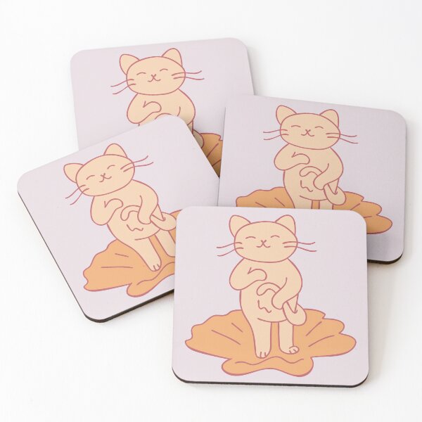Item preview, Venus meows - Orange designed and sold by sarahspivey.