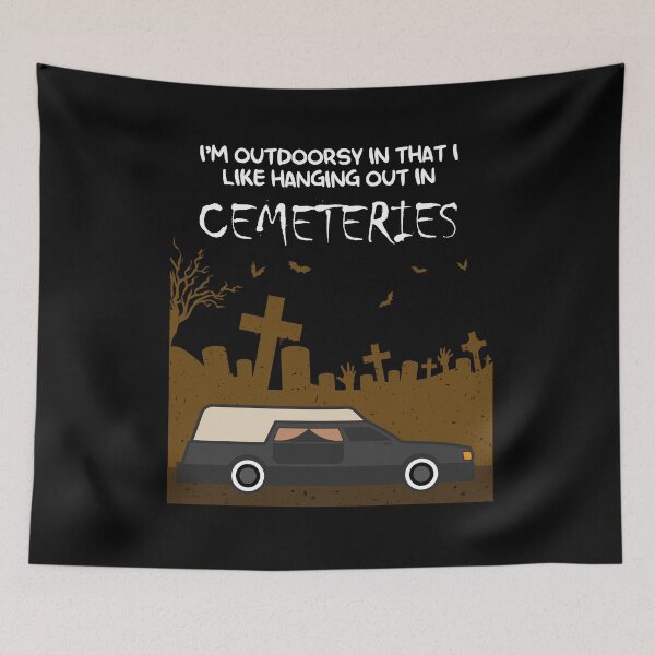 Item preview, Haning out in my Cemeteries Morticians Funeral Director  designed and sold by Rzelemenz.