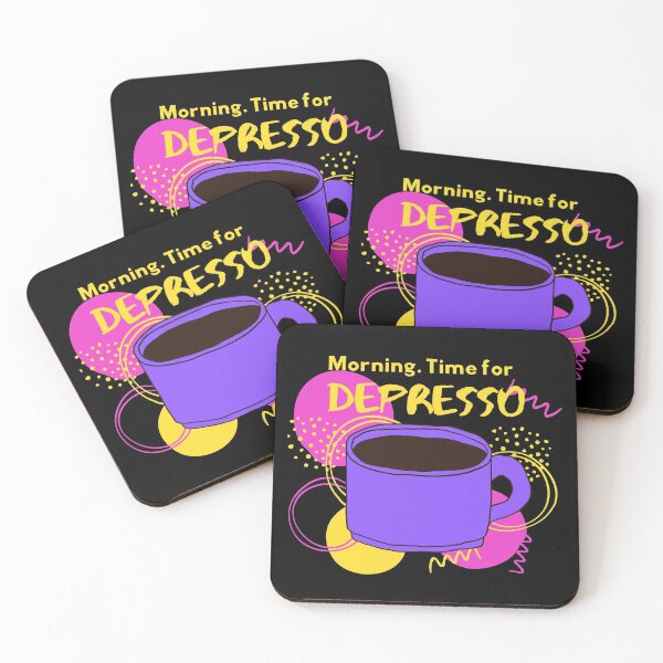 Item preview, Morning. Time For Depresso.  designed and sold by ZetaUmbra.