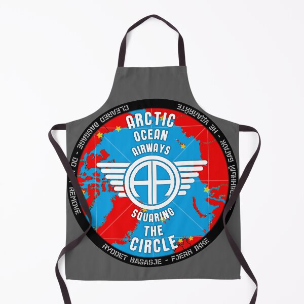 Item preview, 2028 Arctic Ocean Airways Luggage Tag designed and sold by Aethervision.
