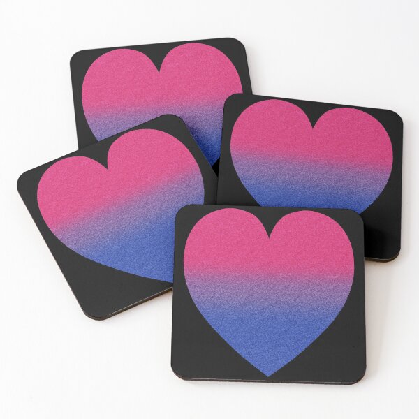 Item preview, Bisexual Pride Heart designed and sold by JustGottaDraw.