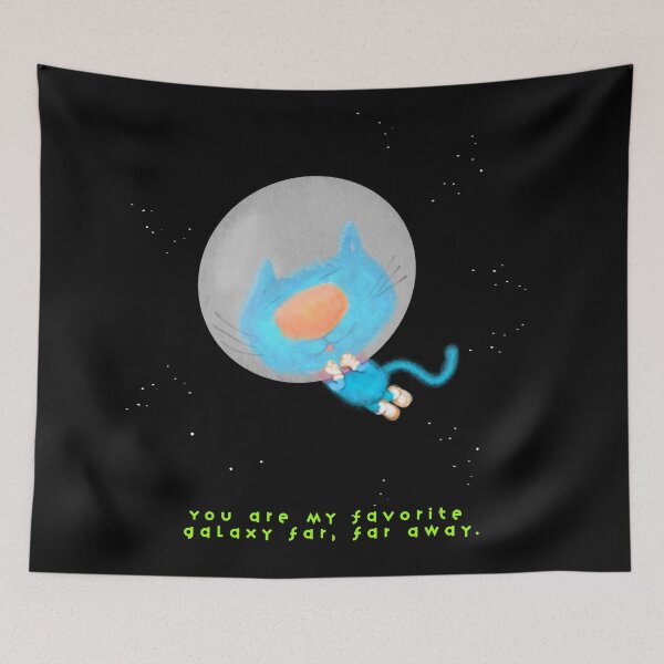 Item preview, Cosmic cat. designed and sold by Garrincha Toonz.