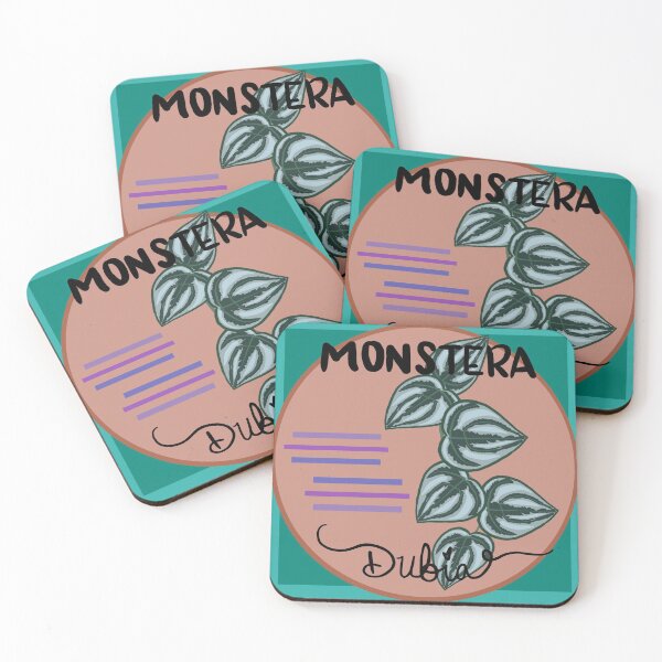 Item preview, Monstera Dubia Houseplant Art Print designed and sold by VibrantByNature.