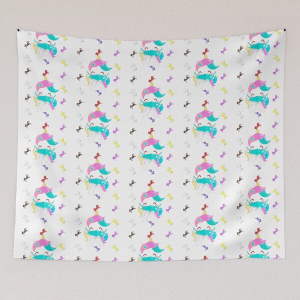 Item preview, Unicorns and surgical mask designed and sold by WildingClan.