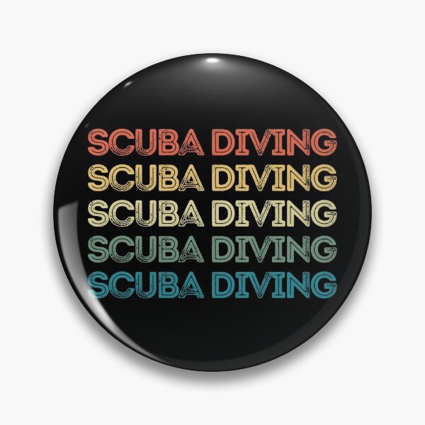Item preview, Scuba Diving (retro color) designed and sold by StudioAquaLumos.