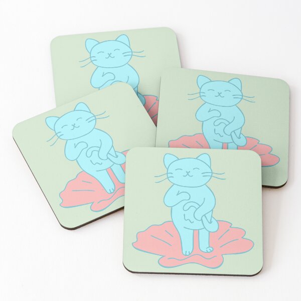 Item preview, Venus meows - blue designed and sold by sarahspivey.