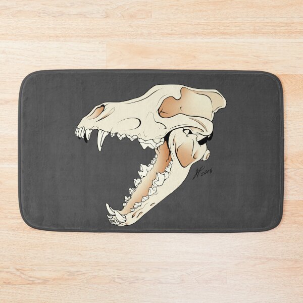 Item preview, Single Wolf Skull designed and sold by JPRogueDesigns.