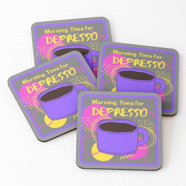 Item preview, Morning. Time For Depresso.  designed and sold by ZetaUmbra.