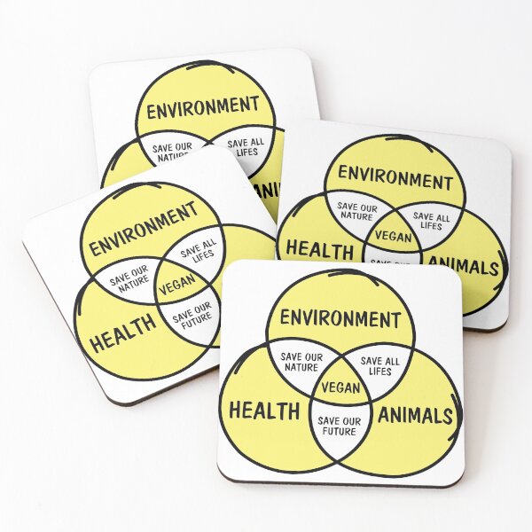 Artikelvorschau, Vegan Venn Diagram entworfen und verkauft von noahs-shop.
