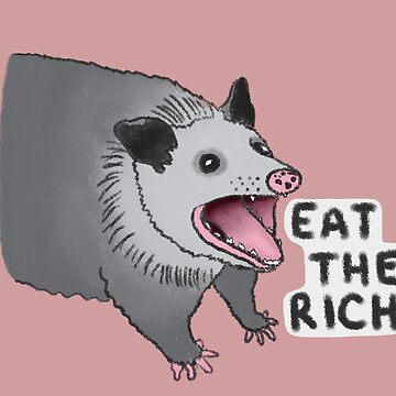 Artwork thumbnail, Eat the Rich Possum by PaintedWorld