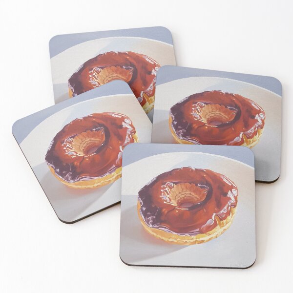 Item preview, Chocolate Dip Donut painting (#3) designed and sold by Emily Bickell.