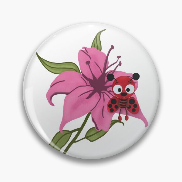Item preview, Ladybug on a flower designed and sold by nurserybabies.