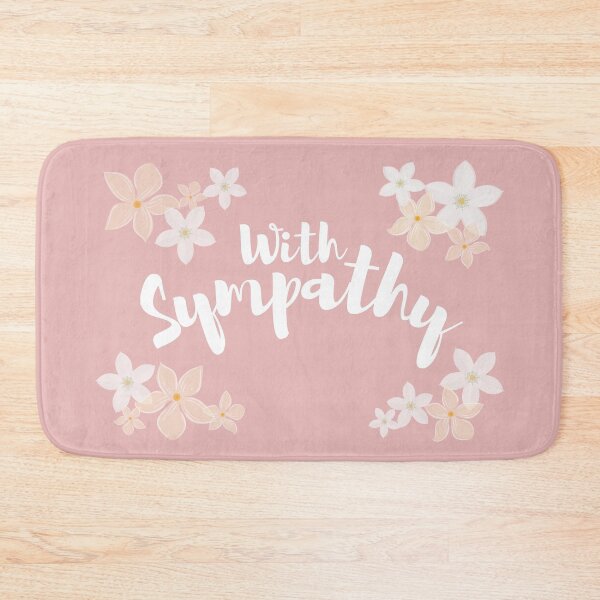 Item preview, With Sympathy Floral Design designed and sold by Zentropik.