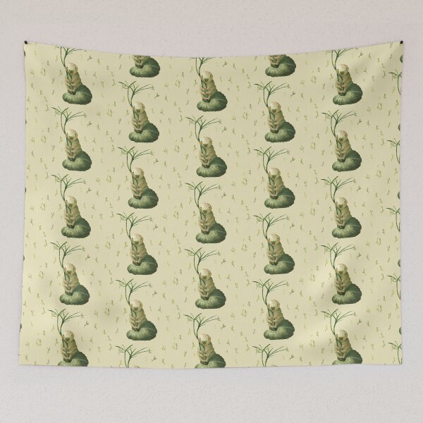 Item preview, Cute worm holding a plant! designed and sold by abianitza.