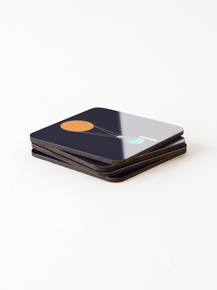 Thumbnail 4 of 5, Coasters (Set of 4), Solar Eclipse designed and sold by acciodesigns.