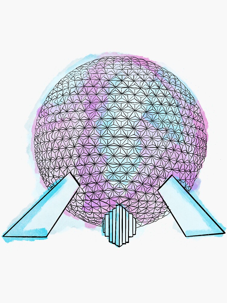 "Epcot Ball" Sticker for Sale by saraho1313 | Redbubble