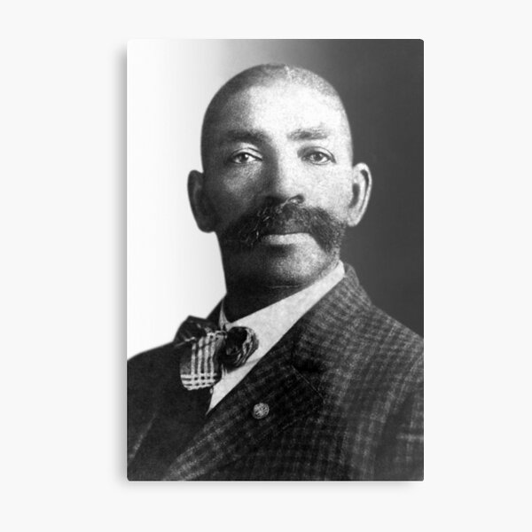 Bass Reeves Portrait Metal Print