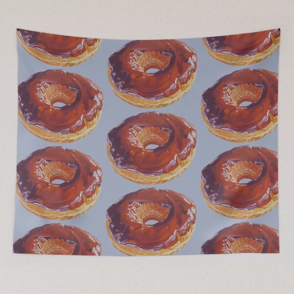 Item preview, Chocolate Dip Donut painting #2 (no background) designed and sold by Emily Bickell.