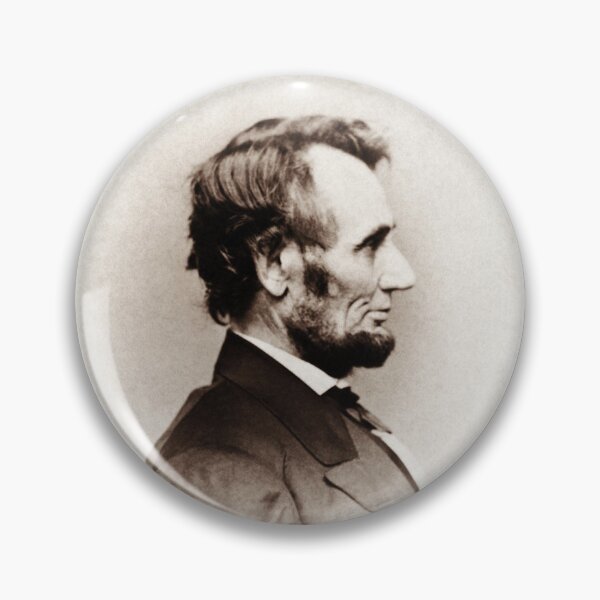 Item preview, President Lincoln Side Profile Portrait - 1864 designed and sold by warishellstore.