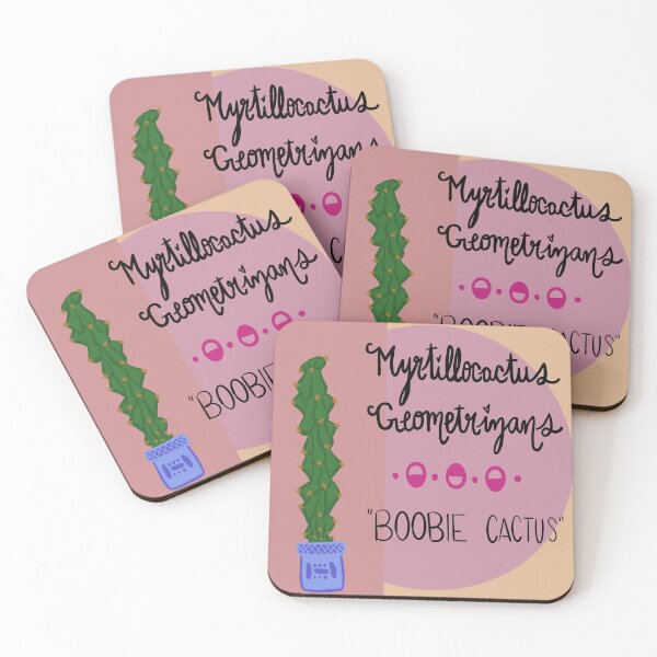 Item preview, Boobie Cactus Houseplant Art Print designed and sold by VibrantByNature.