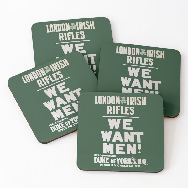 Item preview, The London Irish (WW1 Recruitment Poster) designed and sold by franklinprintco.