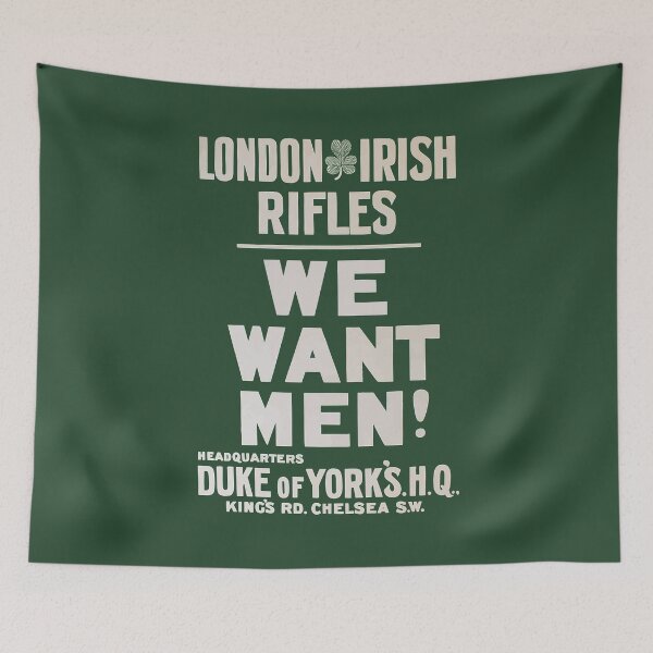 Item preview, The London Irish (WW1 Recruitment Poster) designed and sold by franklinprintco.