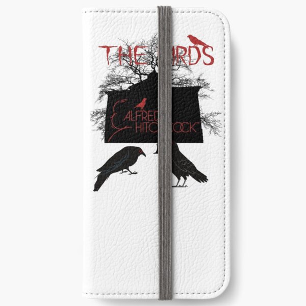 Alfred Hitchcock - The Birds (Black Version) iPhone Wallet