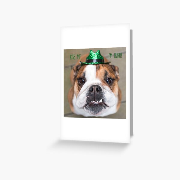 Kiss Me, I'm Irish Greeting Card