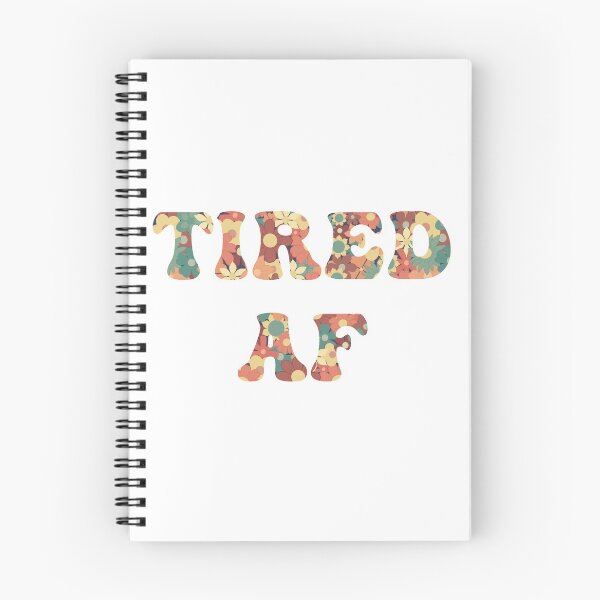 Item preview, Pastel Tired AF designed and sold by Tyler-Jan.