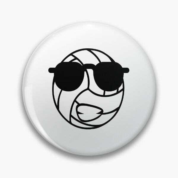 Item preview, happy volleyball smiley with sunglasses designed and sold by Mr.Epic - Shop.