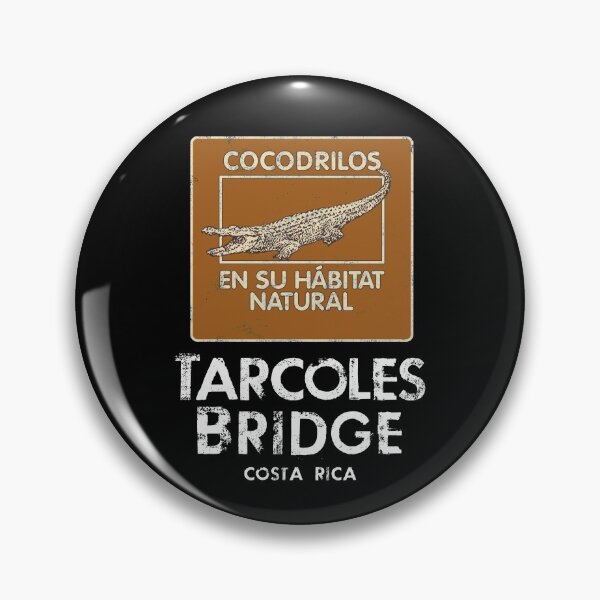 Item preview, Tarcoles Crocodile Bridge Sign Costa Rica designed and sold by twHistory.